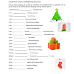 Christmas Phrasal Verbs   English Esl Worksheets For