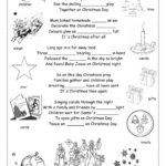 Christmas Poem Worksheet