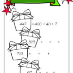 Christmas Present Place Value Breakdown Worksheet | Woo! Jr
