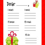 Christmas Printable Free 5 Gift List Printable   Behind The