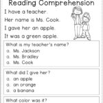 Christmas Reading Worksheets 1St Grade In 2020 | Reading