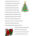 Christmas Rhymes   English Esl Worksheets For Distance
