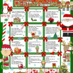 Christmas Riddles + Key   English Esl Worksheets For
