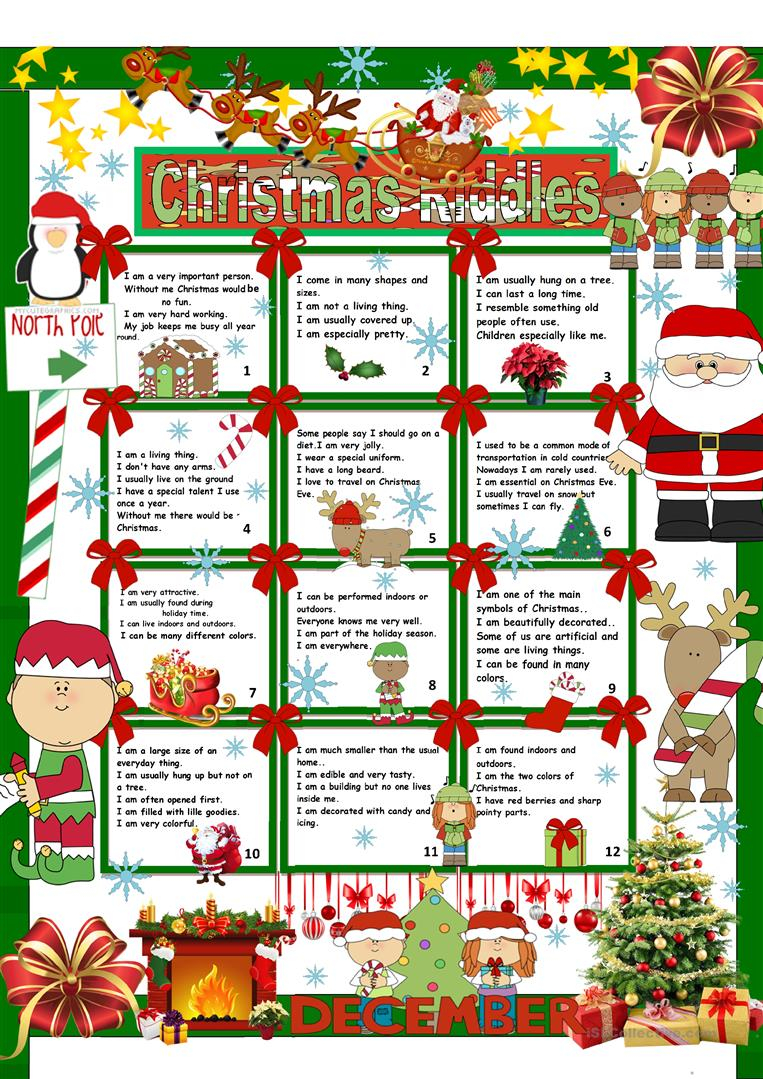 Christmas Carol Riddles Printable christmas-carol-riddles-printable