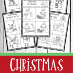 Christmas Sequence Worksheet Pack   Homeschool Preschool