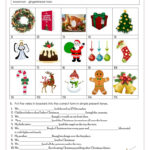 Christmas Simple Present Tense   English Esl Worksheets For