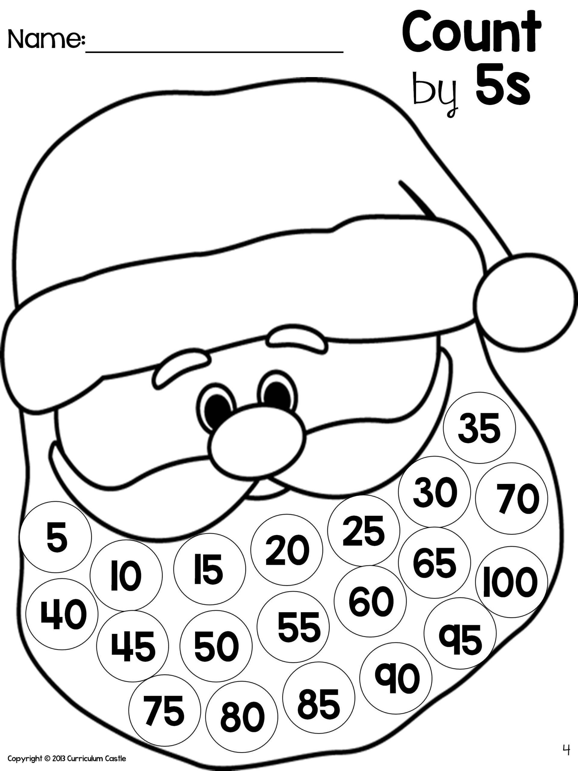 Christmas Skip Counting Freebie! | Christmas Kindergarten