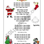 Christmas Song: We Wish You A Merry Christmas   Esl