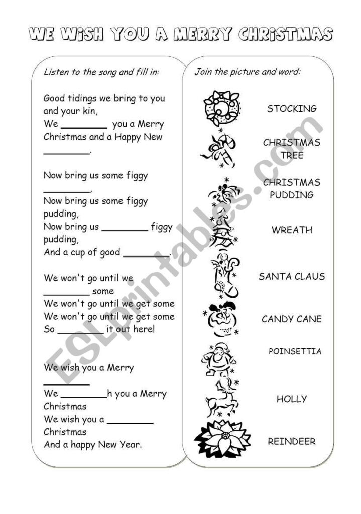Christmas Songs And Carols (Set)   We Wish You A Merry
