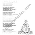 Christmas Songs Booklet 4/4   Esl Worksheetmeggie Martin