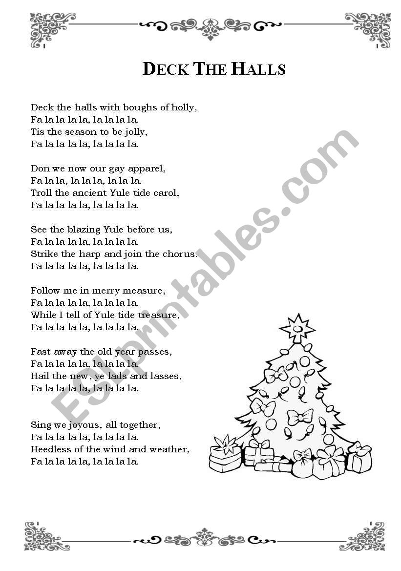 Christmas Songs Booklet 4/4 - Esl Worksheetmeggie_Martin