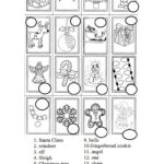 Christmas Symbols Practice   English Esl Worksheets For