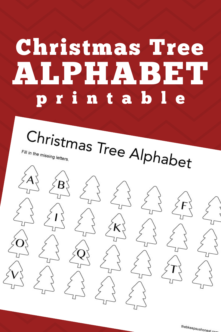 Christmas Tree Alphabet Free Preschool And Kindergarten Abc