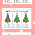 Christmas Tree Counting Worksheets | Christmas Classroom
