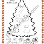 Christmas Tree   Esl Worksheetladydeath