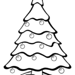 Christmas Tree With Ornaments | Print. Color. Fun! Free