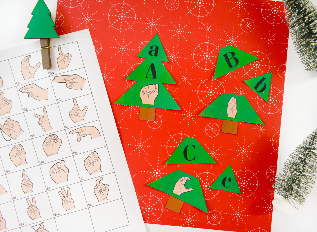 Christmas Tree Worksheet} Build A Tree Matching Letters To