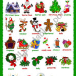 Christmas Vocabulary   Esl Worksheetkosamysh