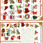 Christmas Vocabulary   Esl Worksheetvanda51