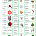 Christmas Vocabulary Quiz   English Esl Worksheets For