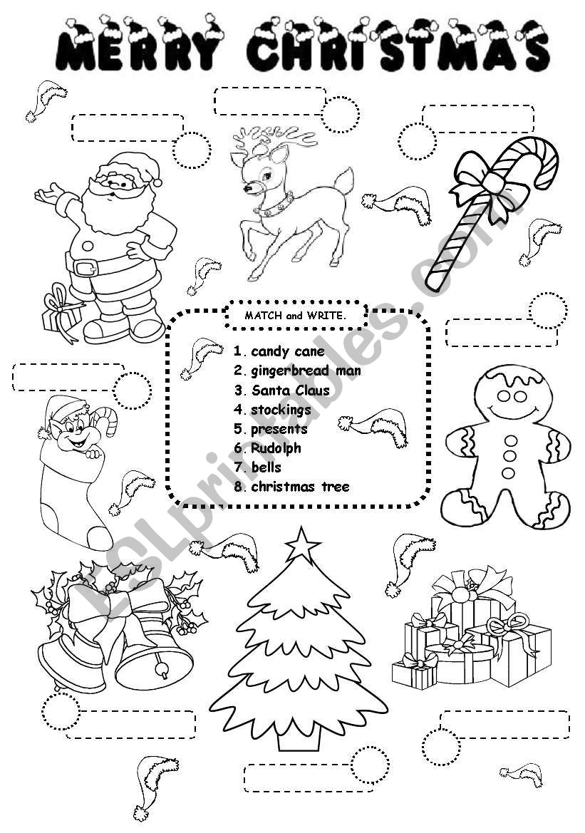 Christmas Worksheet - Esl Worksheetiamirish21