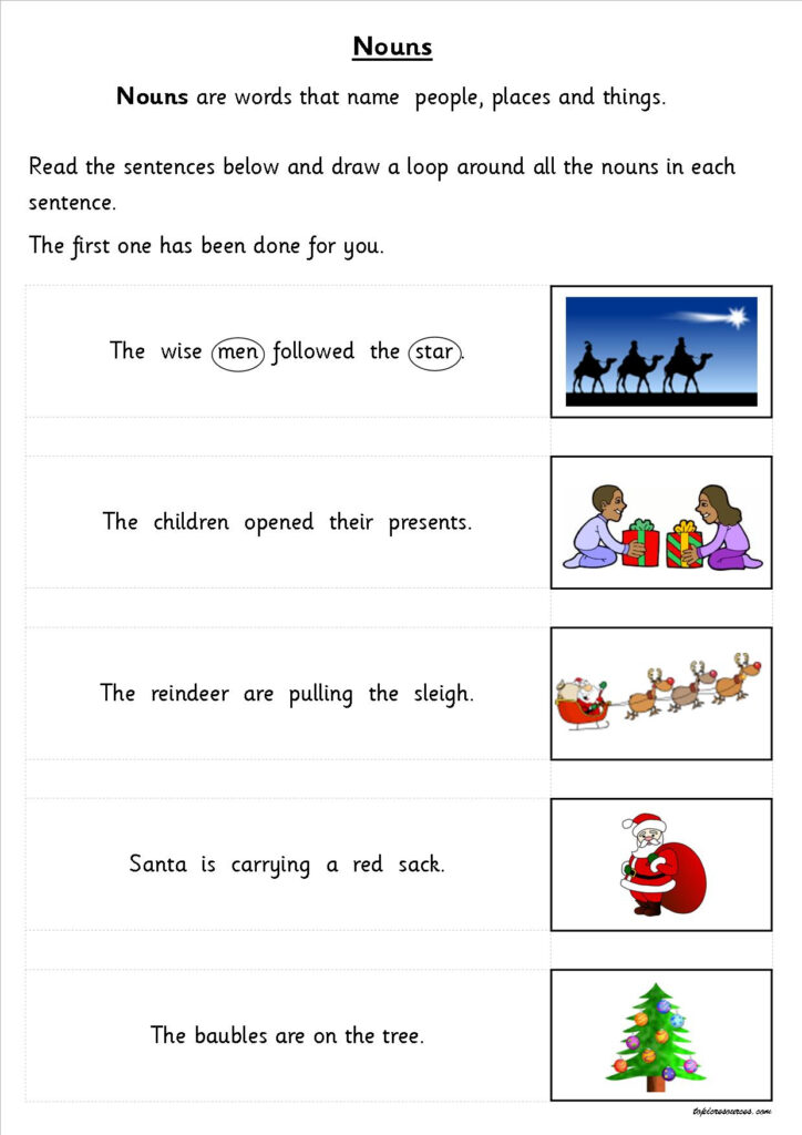 Christmas Worksheet Eyfs | Kids Activities