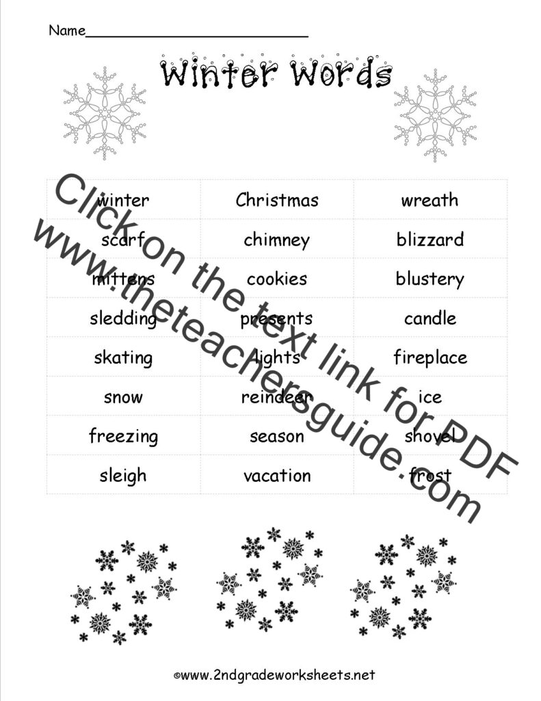 Christmas Worksheets And Printouts