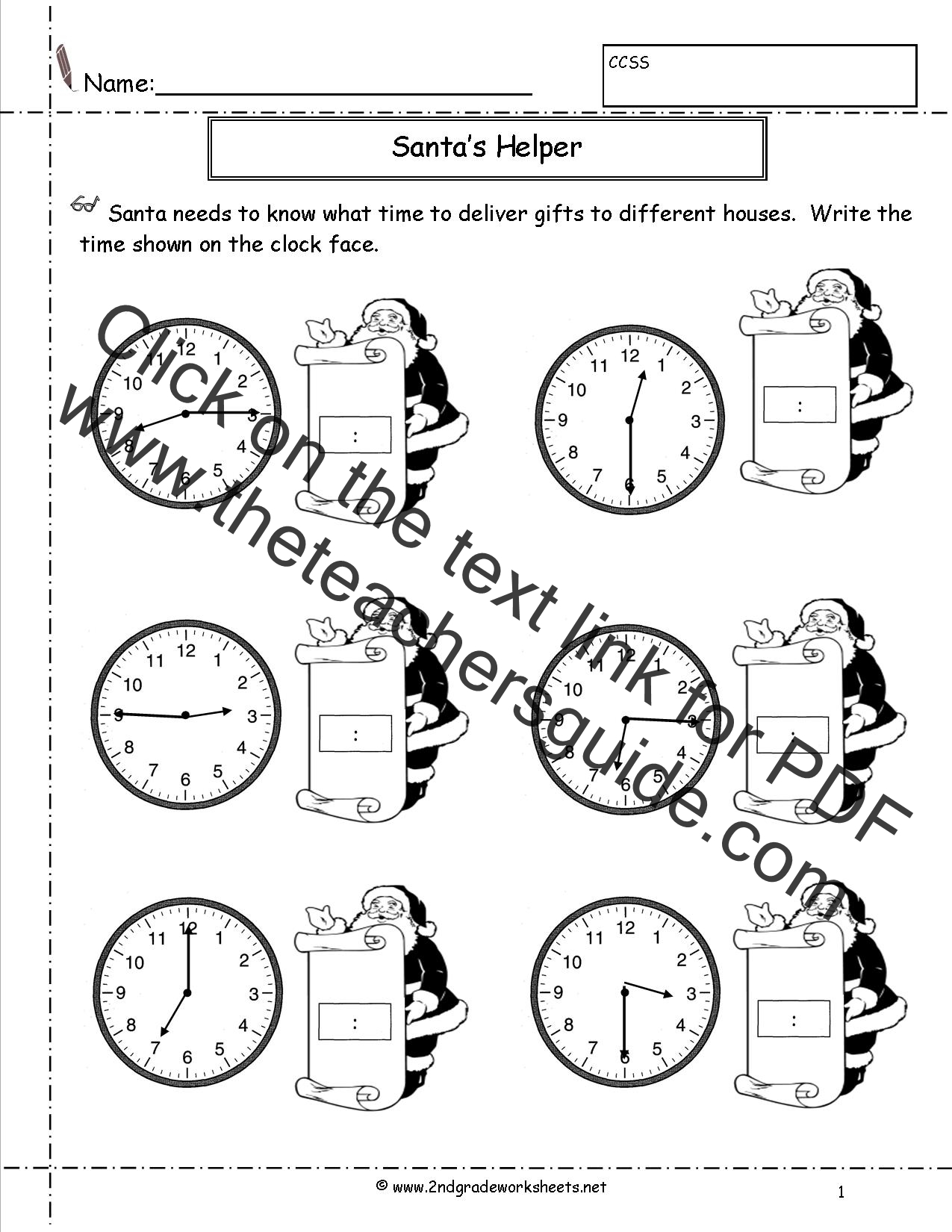 Christmas Worksheets And Printouts