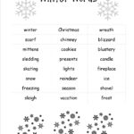 Christmas Worksheets And Printouts Free Winterwordlist
