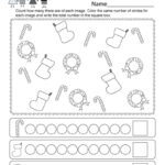 Christmas Worksheets For Preschool In 2020 | Christmas