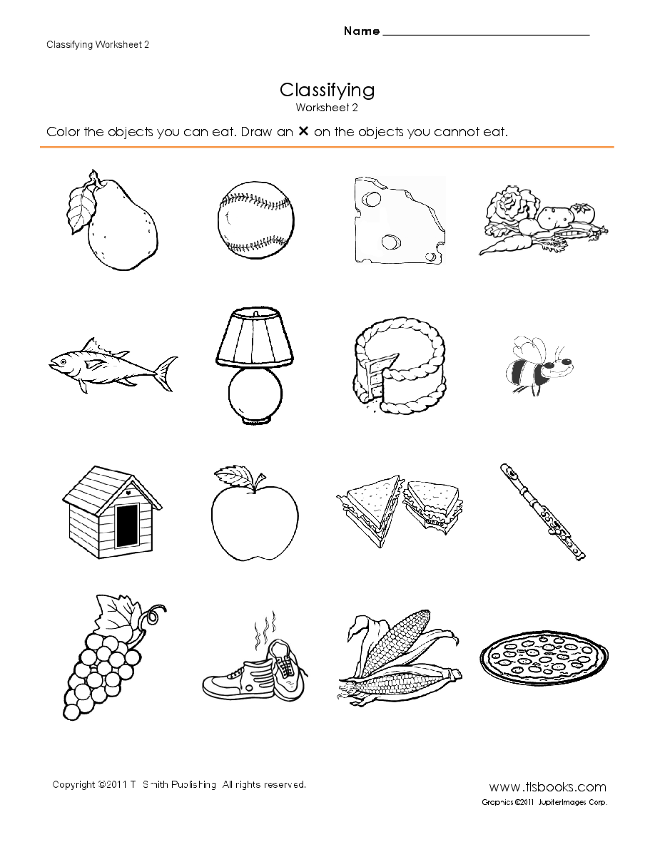 Classifying | Kindergarten Worksheets, Worksheets For Kids