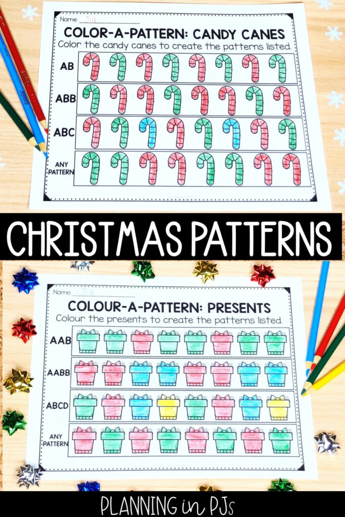 Color A Pattern: Christmas (Colour A Pattern) | Christmas