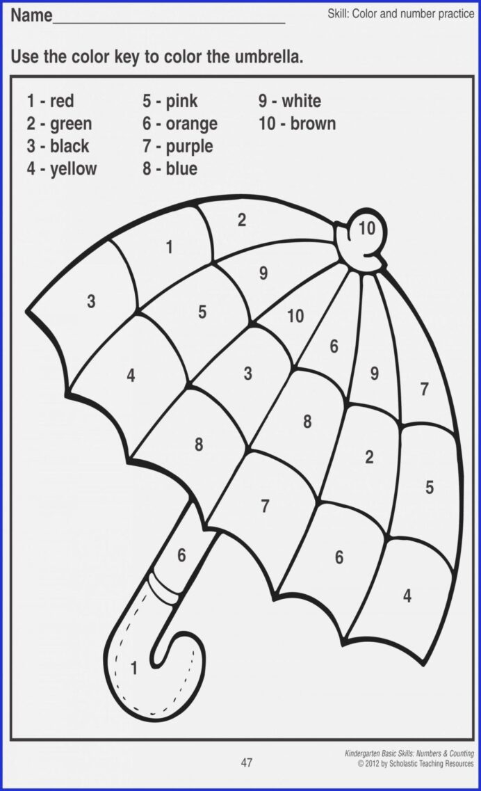 Coloring Activity For Grade 5Th And Math Worksheets Fun