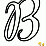 Coloring Alphabet Letter B At Yescoloring | Alphabet Print