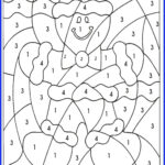 Coloring Book ~ Multiplication Christmas Coloring Worksheets