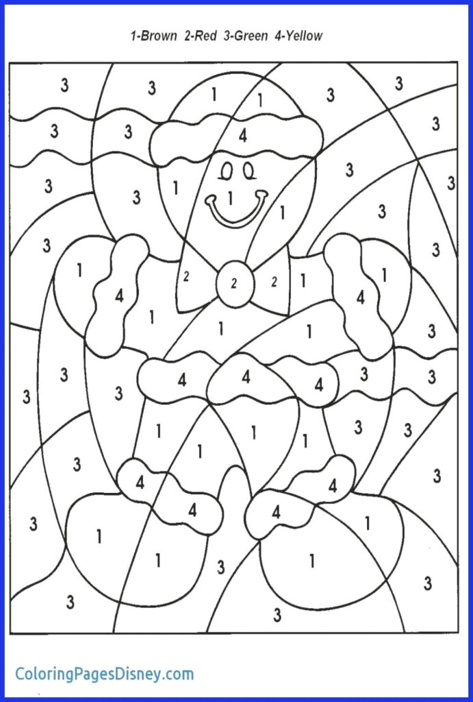 Coloring Book ~ Multiplication Christmas Coloring Worksheets