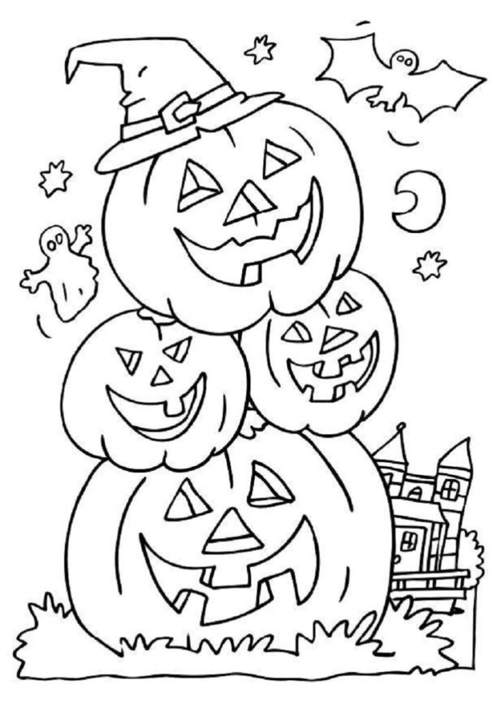 Coloring : Fall Coloring Pages Pdf Fresh Halloween Coloring