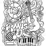 Coloring : Music Worksheets Printable Pages Pdf Free