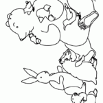 Coloring Page For Bear Snores On | Coloring Pages, Winter