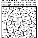 Coloring Pages : Easter Spring Three Digit Addition Color