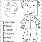 Coloring Pages Excelent Halloweennumbers Photo Ideas