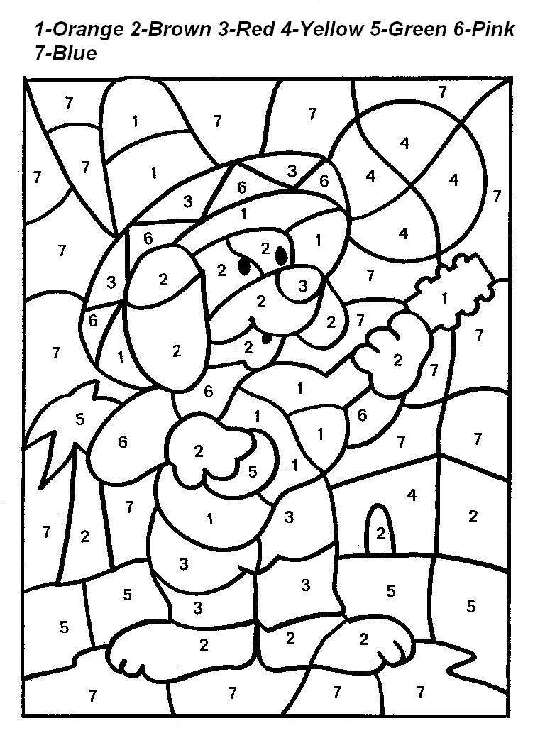 Halloween Color By Number Addition Worksheets | AlphabetWorksheetsFree.com