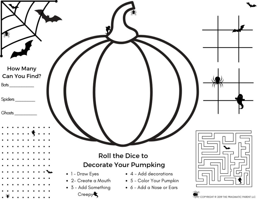 Coloring Pages Halloween Sheets Printable Fun Activity Free