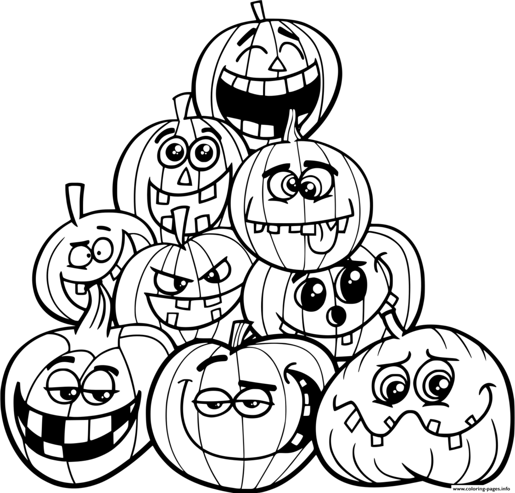 Coloring Pages : Pumpkin Coloringagesrintable Halloween Free