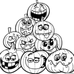 Coloring Pages : Pumpkin Coloringagesrintable Halloween Free