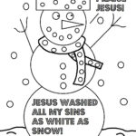 Coloring Pages Worksheets Christian Christmas Photo