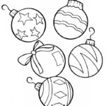 Coloring Pages Worksheets Christmas Decorationsament