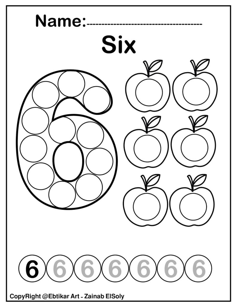 Coloring Pages Worksheets Free Printable Kindergarten Math