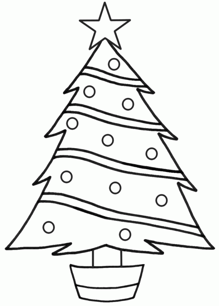 Coloring Pages Worksheets Kcngxk7Nitable Christmas Tree