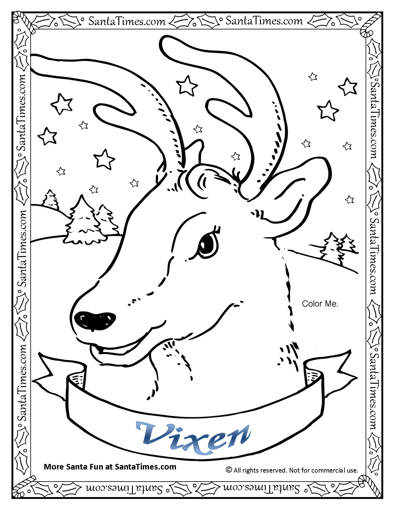 Coloringdeer Sheet Marvelous Photo Inspirations Santa